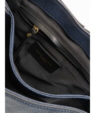 GIANNI CHIARINI HELENA ROUND Geantă mică de umăr din piele BLUE - Genți femei - 6