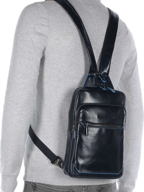 BLUE SQUARE Portabilitate pe un singur umăr albastru - Rucsacuri pentru laptop