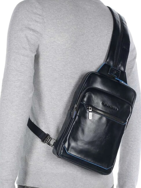 BLUE SQUARE Portabilitate pe un singur umăr albastru - Rucsacuri pentru laptop