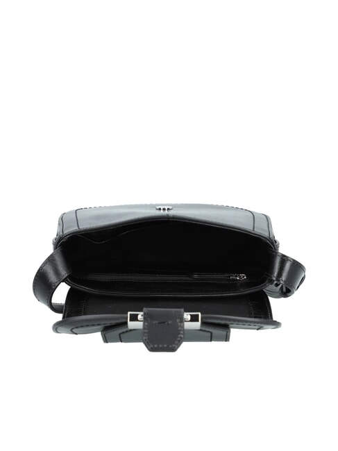 BENEDETTA  Geantă de umăr mini, din piele Negru de aur - Genți femei