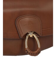 THE BRIDGE ERICA Geantă de umăr din piele BROWN - Genți femei - 4