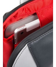 PIQUADRO URBAN Rucsac pentru laptop de 14", din piele negru grigiongr - Rucsacuri pentru laptop - 2