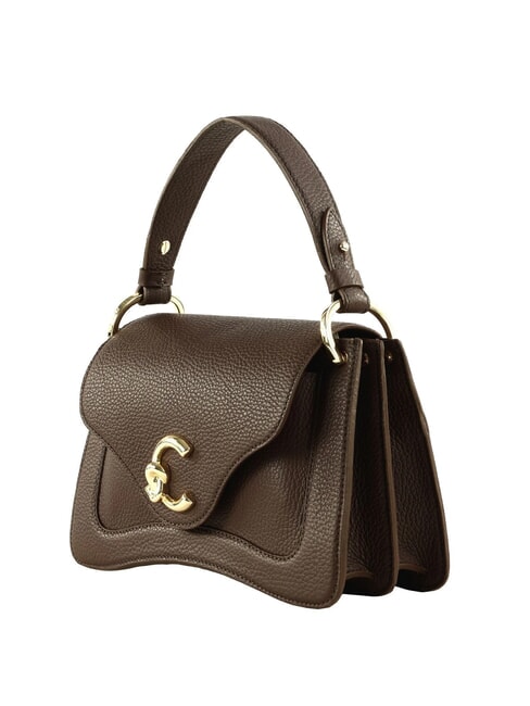 C-ME  Geanta de mana, cu bareta de umar brunetă - Genți femei