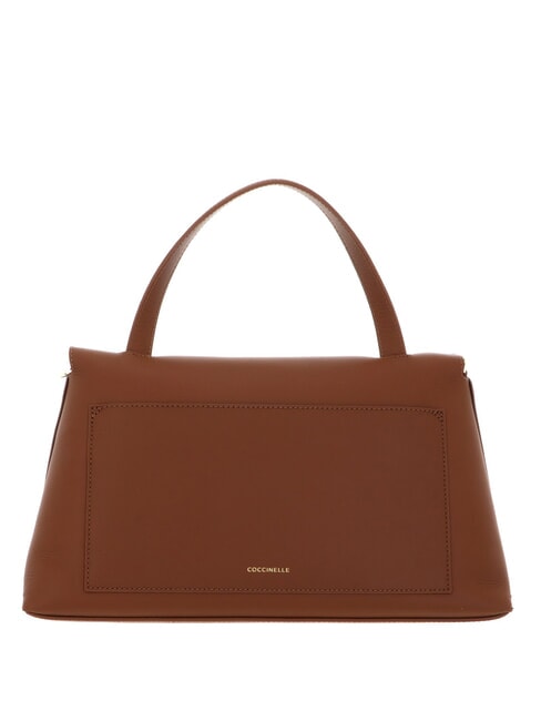 NIKLA Geantă de mână, cu curea de umăr coniac/negru - Genți femei