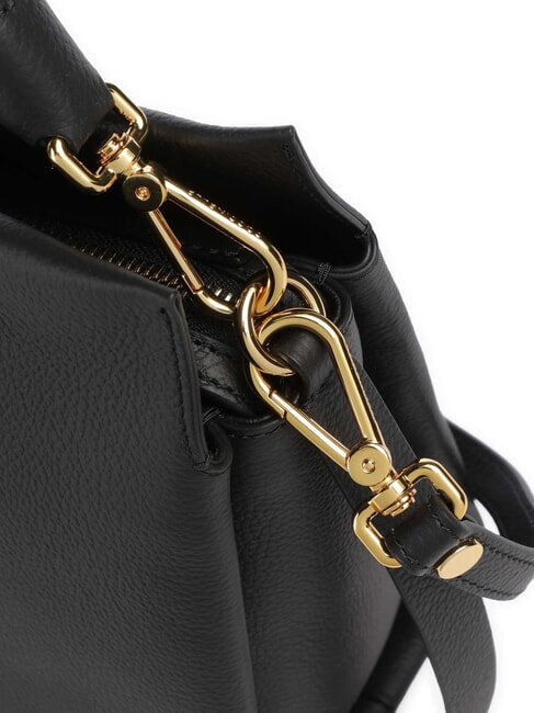 BOHEME GRANA DOUBLE Geanta de mana, cu bareta de umar, din piele negru/coniac - Genți femei