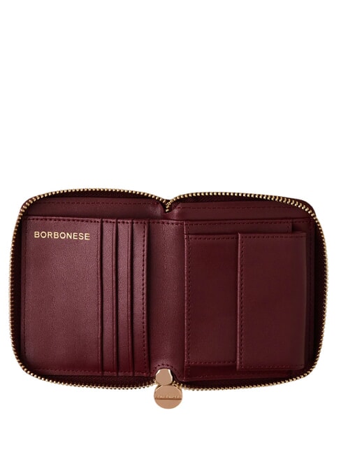 CLASSICA  Portofel mediu cu fermoar merlot - Genți de voiaj