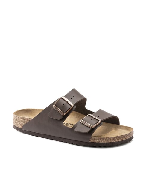ARIZONA BIRKO FLOR Sandale cu două catarame maro inchis - Pantofi unisex