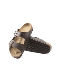 BIRKENSTOCK ARIZONA BIRKO FLOR Sandale cu două catarame maro inchis - Pantofi unisex - 6