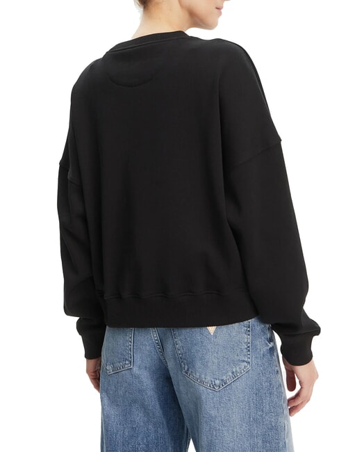 RACHELE TRIANGLE Hanorac de bumbac jetbla - Hanorace pentru femei