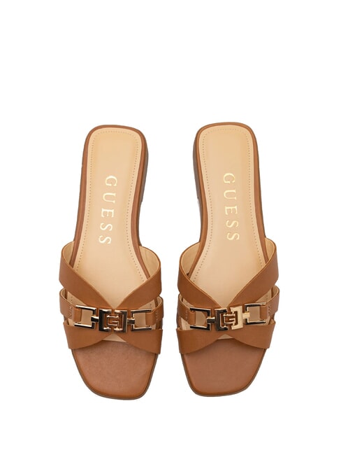 REALLA Sandale din piele bronza - Pantofi femei