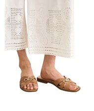 GUESS REALLA Sandale din piele bronza - Pantofi femei - 6