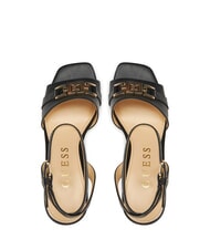 GUESS GRATO Sandale &icirc;nalte din piele BLACK - Pantofi femei - 4