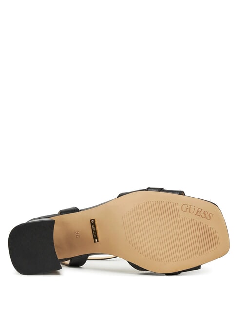 GRATO Sandale &icirc;nalte din piele BLACK - Pantofi femei