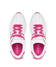 GUESS LUCKEI Adidași cu logo 4G Alb / Fuchsia - Pantofi femei - 4