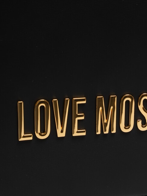 BOLD LOVE Rucsac cu logo în relief negru - Genți femei