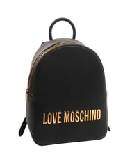 LOVE MOSCHINO BOLD LOVE Rucsac cu logo în relief negru - Genți femei - 4