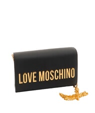 LOVE MOSCHINO SMART DAILY Poșetă cu lanț negru - Genți femei - 2