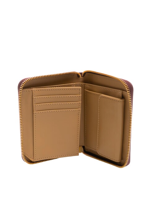 BOLD LOVE Portofel mediu cu fermoar Aorund vin - Portofele femei