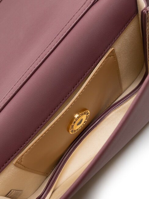 BOLD LOVE Geantă de umăr cu clapă vin - Genți femei