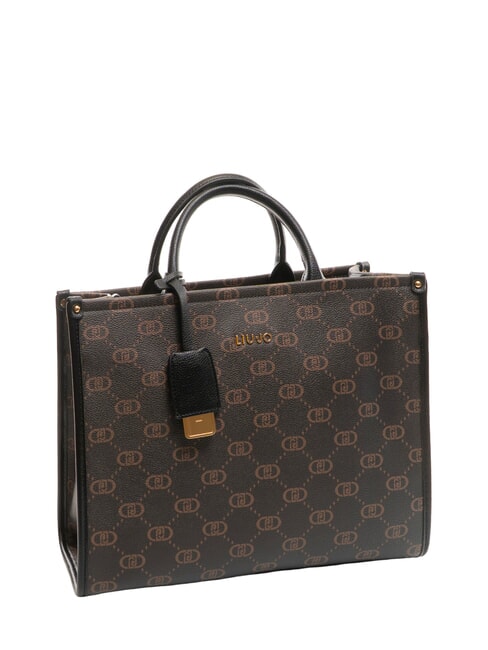 RIDHI Geantă medie tote BLACK - Genți femei