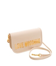 LOVE MOSCHINO BOLD LOVE Geantă de umăr cu clapă fildeş - Genți femei - 2