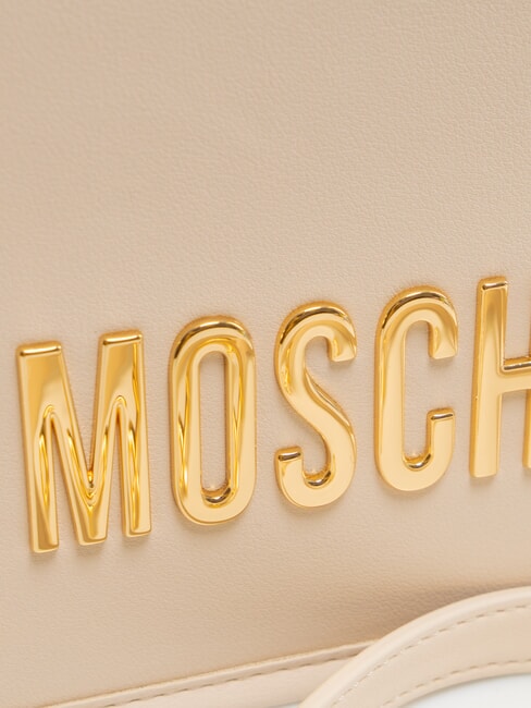 BOLD LOVE Geantă de umăr cu clapă fildeş - Genți femei