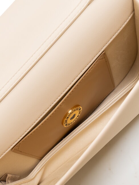 BOLD LOVE Geantă de umăr cu clapă fildeş - Genți femei