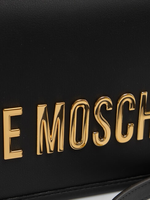 BOLD LOVE Geantă de umăr cu clapă negru - Genți femei