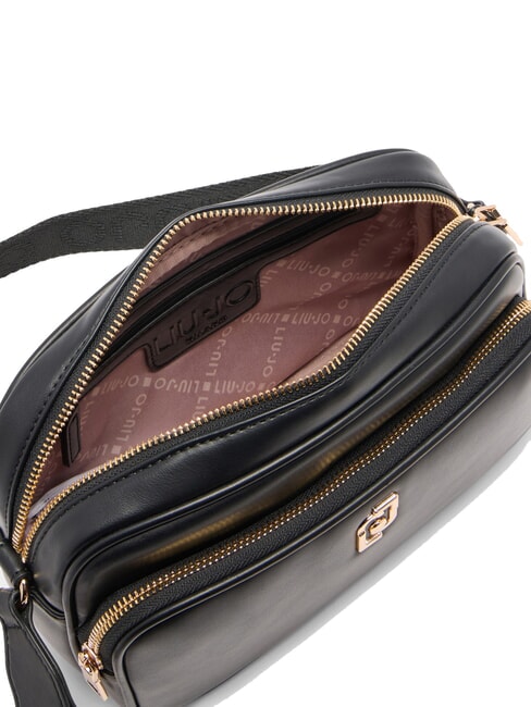 ACHALA Geantă medie de umăr pentru cameră foto BLACK - Genți femei