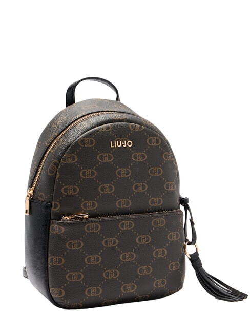 CIRRY Rucsac mediu cu logo integral BLACK - Genți femei