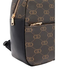 LIUJO CIRRY Rucsac mediu cu logo integral BLACK - Genți femei - 5