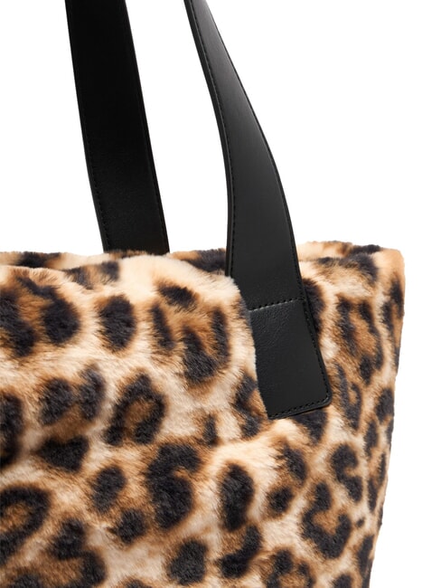 VERRY Geantă hobo mare de pluș macul natural. - Genți femei