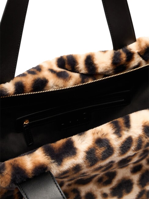 VERRY Geantă hobo mare de pluș macul natural. - Genți femei