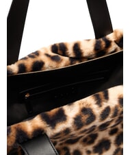 LIUJO VERRY Geantă hobo mare de pluș macul natural. - Genți femei - 6