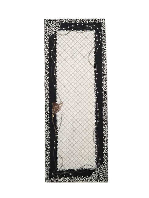 ANIMALIER Stolă cu imprimeu BLACK - Eșarfe