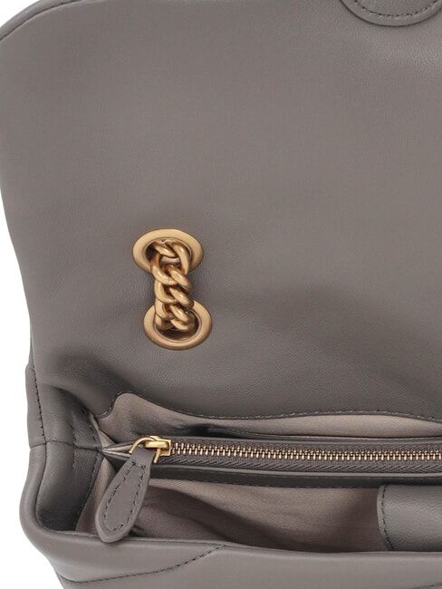 CLASSIC LOVE PUFF Geanta din piele Nappa gri asfalt 1 - goluri antice - Genți femei