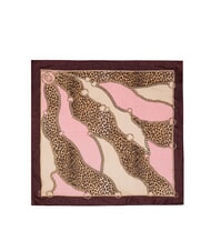 LIUJO ANIMALIER CHAIN Eșarfă cu imprimeu integral vinete roșii - Eșarfe - 2