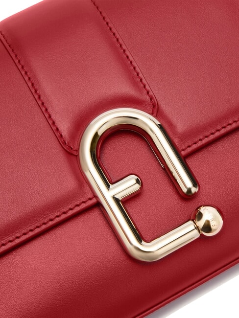 URBAN Geantă mică de umăr din piele lac - Genți femei