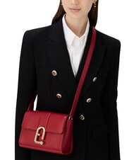 FURLA URBAN Geantă mică de umăr din piele lac - Genți femei - 5