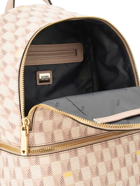 FOLLIE Rucsac cu imprimeu Jet Set Logo logo-ul blush - Genți femei