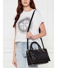 GUESS ADELASIA Geantă de mână cu curea de umăr BLACK - Genți femei - 6