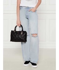 GUESS ADELASIA Geantă de mână cu curea de umăr BLACK - Genți femei - 7