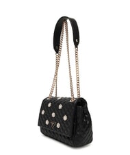 GUESS EVERLEE Geantă matlasată cu aplicații BLACK - Genți femei - 3