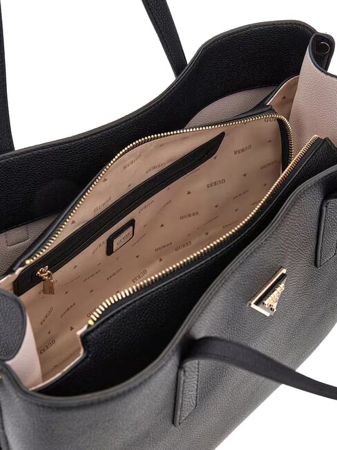 MERIDIAN 2 Geantă de cumpărături de umăr BLACK - Genți femei