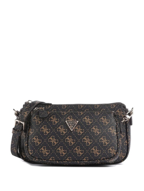 NOELLE 2 Geantă de umăr 2 în 1 cu logo 4G maro - Genți femei