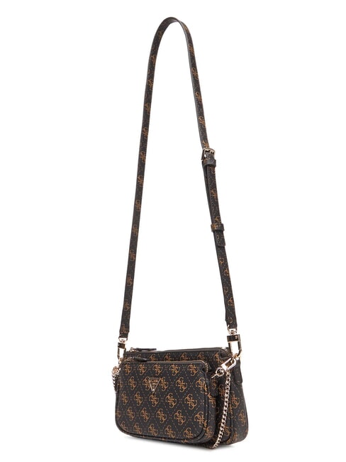 NOELLE 2 Geantă de umăr 2 în 1 cu logo 4G maro - Genți femei