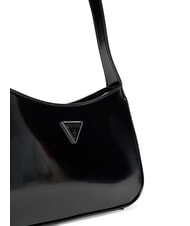 GUESS ARNELA Geantă de umăr strălucitoare BLACK - Genți femei - 4