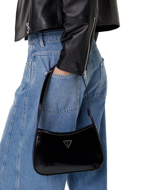 ARNELA Geantă de umăr strălucitoare BLACK - Genți femei