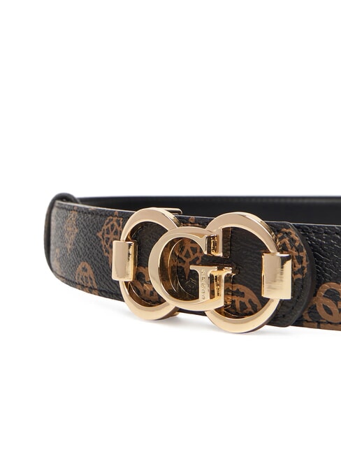 4G LOGO PEONY Curea cu cataramă cu logo Vikky mare roo tote bag mochalog - Curele