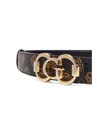 GUESS 4G LOGO PEONY Curea cu cataramă cu logo - Curele